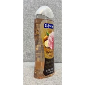 Softsoap Hydrating Body Wash 20 Fl Oz Macadamia Oil Soft Peony Pink Gel NEW